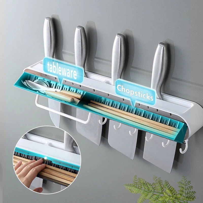 Knife Rack Wall-mounted Kitchen Supplies Integrated Storage Rack