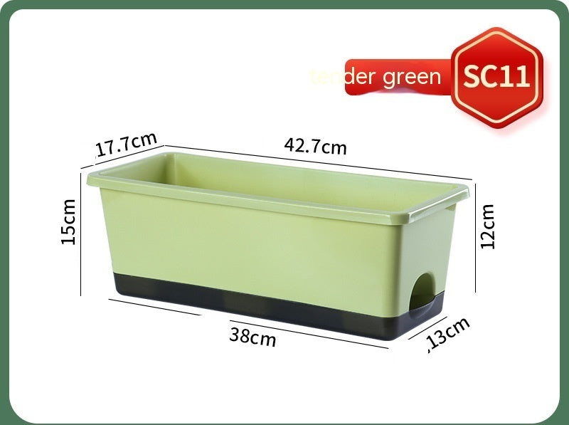 Thickened Balcony Rectangular Planting Basin Family