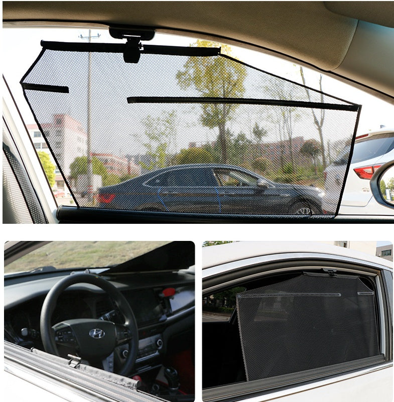 Auto Curtains For Cars, Auto Retractable Sunshade With Glass Lifting