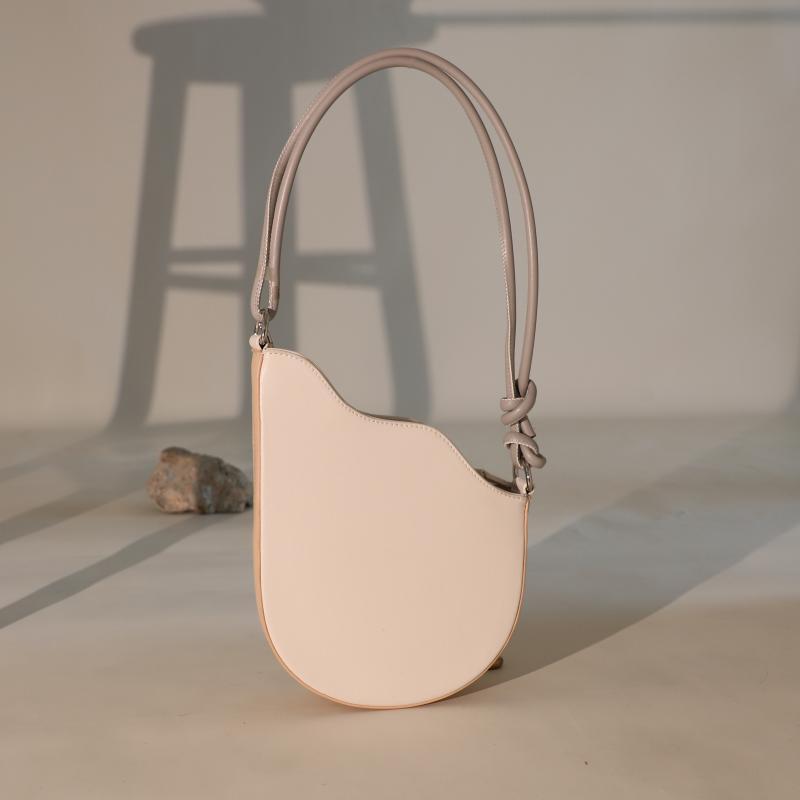 Bags Niche Design New Semi-Circular Saddle Bag Personality Wave-Shaped Single-Shoulder Armpit Bag