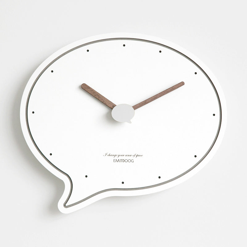 EMITDOOG Light Luxury Living Room Creative Home Wall Clock