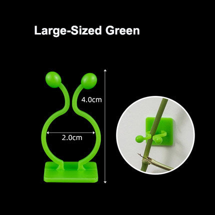 Long Vine Flower Branch  Clip Self-adhesive Wall Climbing Household Adhesive Fixing Clip Basket