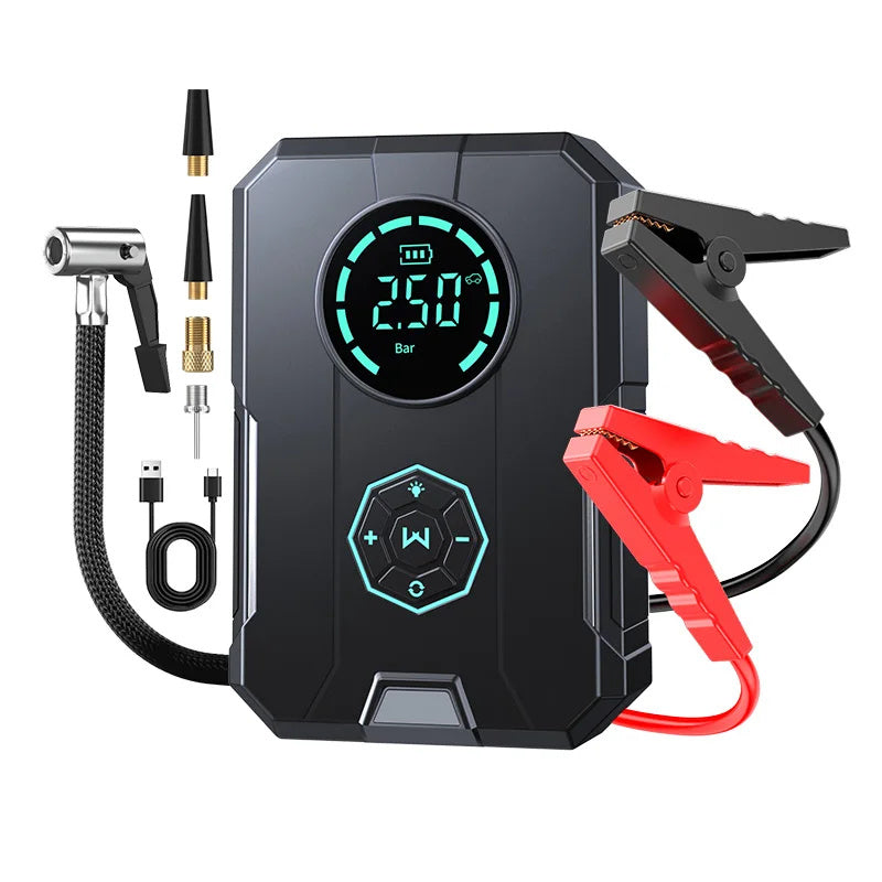 Car Wireless battery cell with Air Portable High Pressure (All in One)