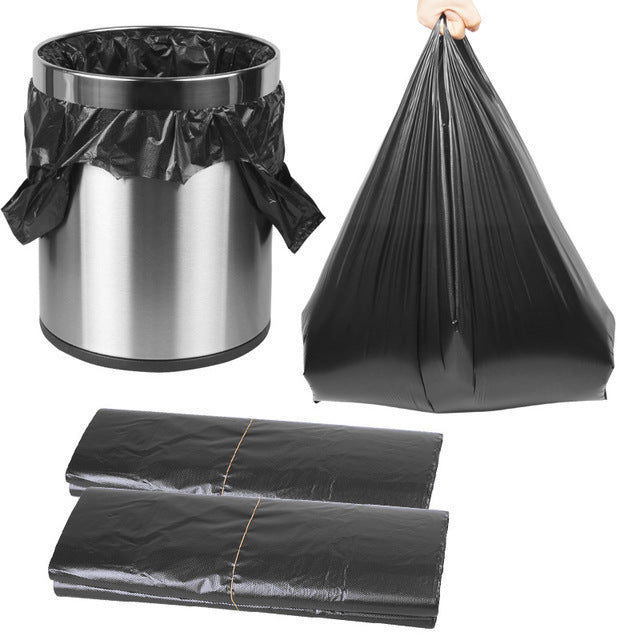 Thick garbage bag portable black garbage bag