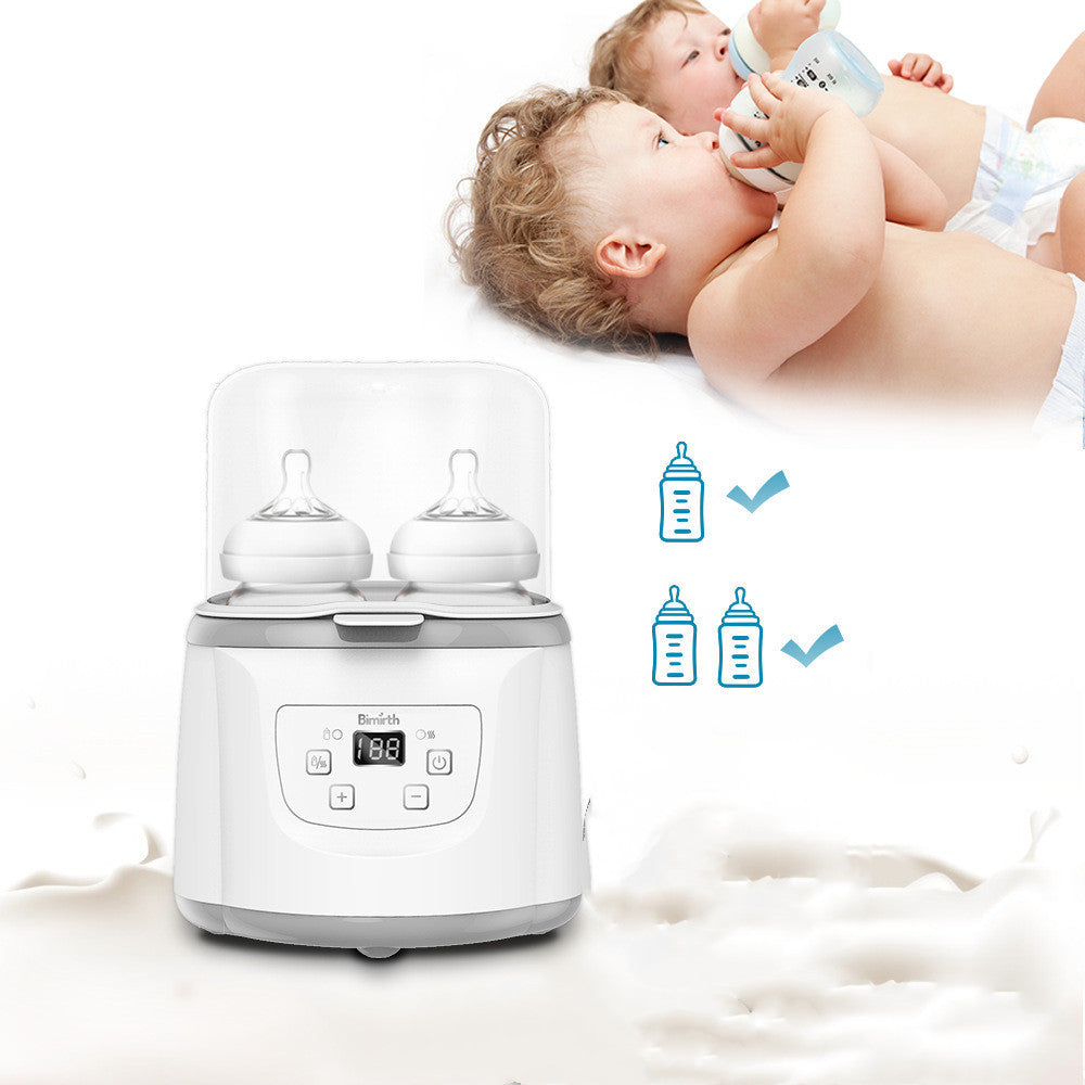 Double Bottle Warmer Milk Warmer Baby Bottle Warmer Multifunctional Warm Milk Sterilizer