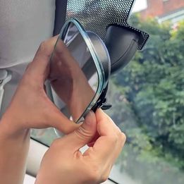 Car wide-view Frameless rearview mirror interior