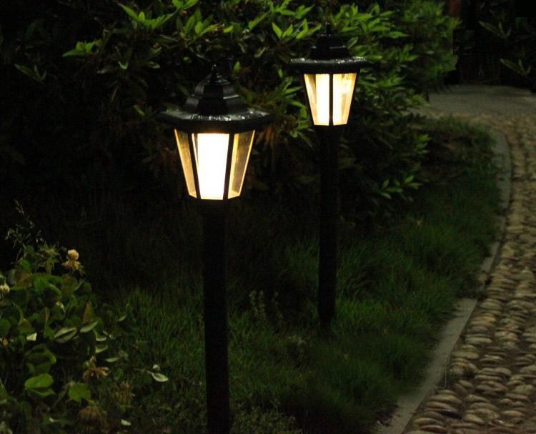 Outdoor solar hexagonal wall light, wall light, garden light