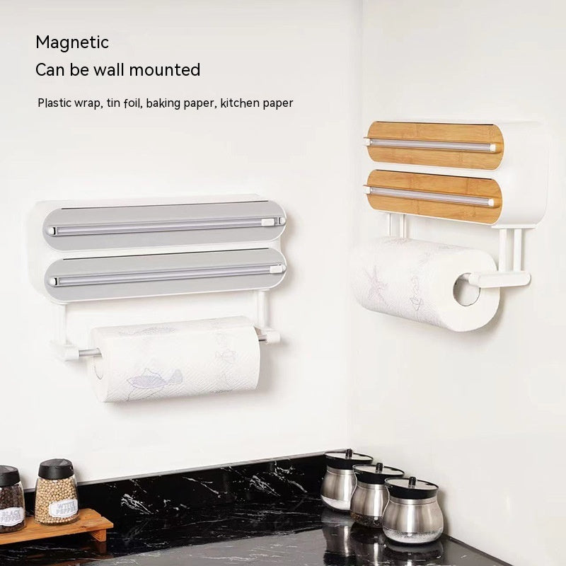 Wall-mounted Plastic Wrap Cutter kitchen Household