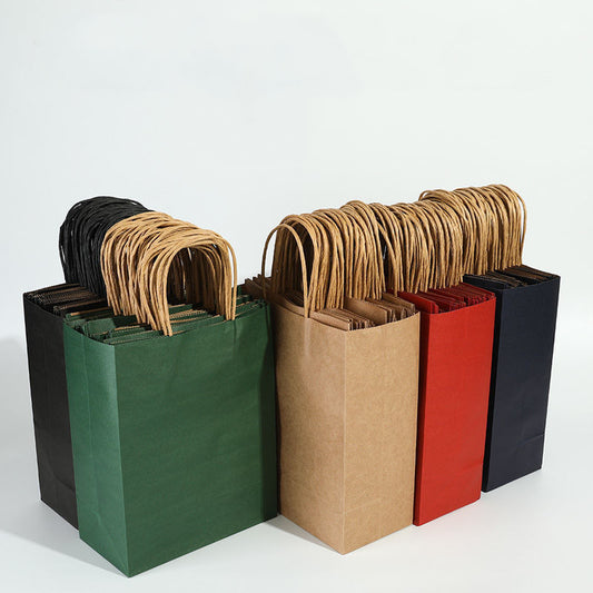 Baked Kraft Paper Bag Hand-held