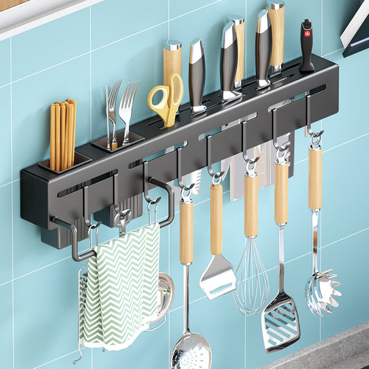 Non Punching Kitchen Hook Wall Mounted Storage Rack