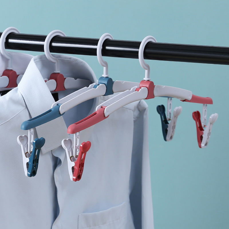 Simple Portable Travel Folding Clothes Hanger