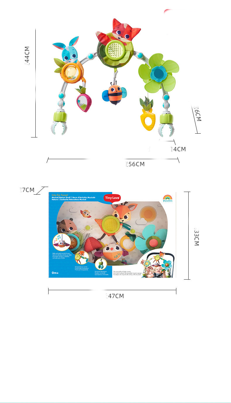 Plastic Early Education Baby Bed Toy  Bell