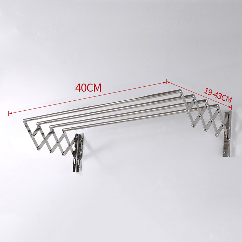 Indoor 304 Stainless Steel Balcony Telescopic Clothes Rack